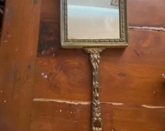 Long Handled French Mirror