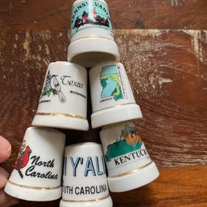 Set of Six State Thimbles