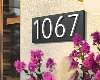 House Number Plaque | Address plaque | House Numbers Sign Vertical | House Number Sign Horizontal | House Warming Gift | Personalized Gift