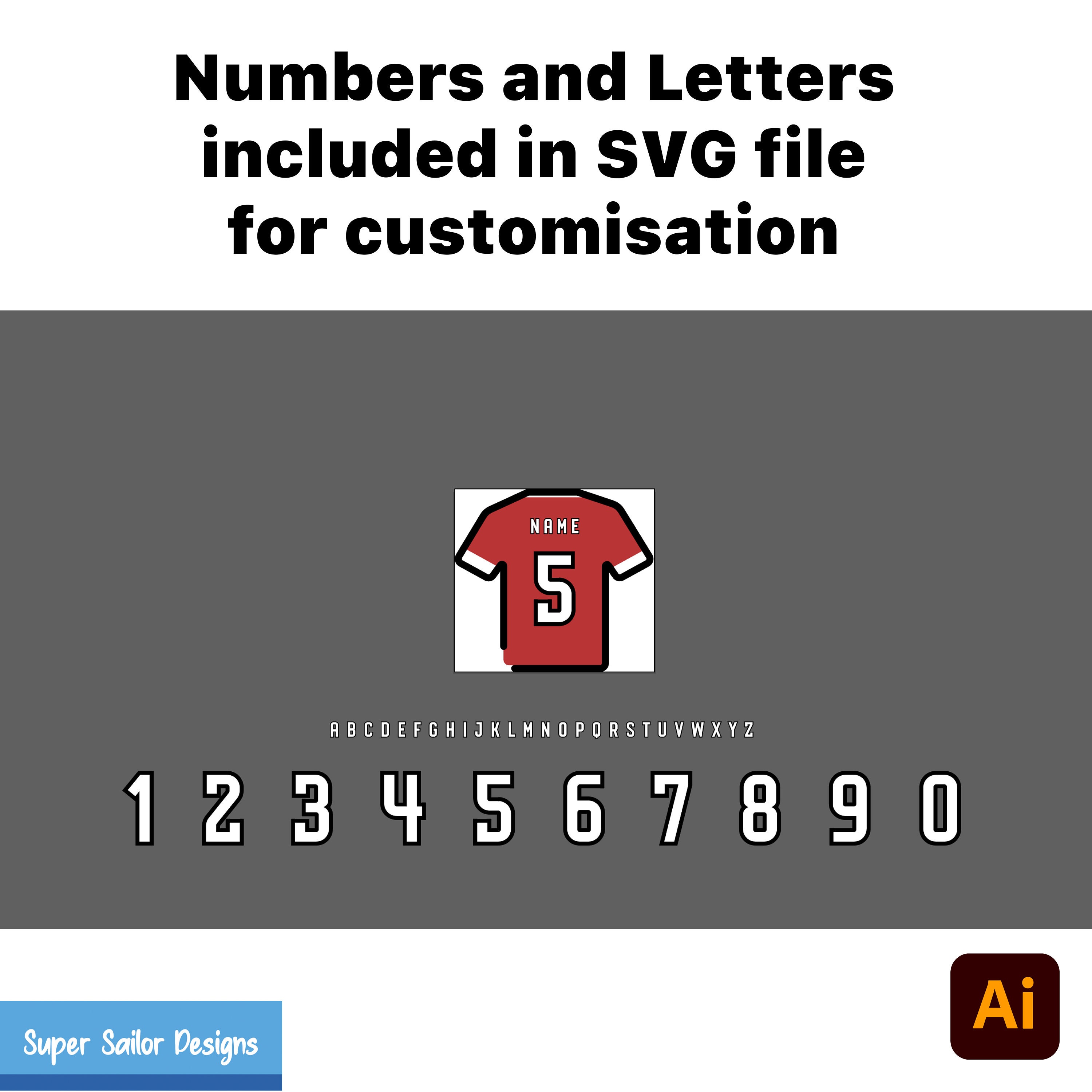 20 Premier League Shirt SVG Icon Pack Digital Download All 20 Club