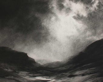 50 REFERENCE IMAGES (CHARCOAL landscapes)