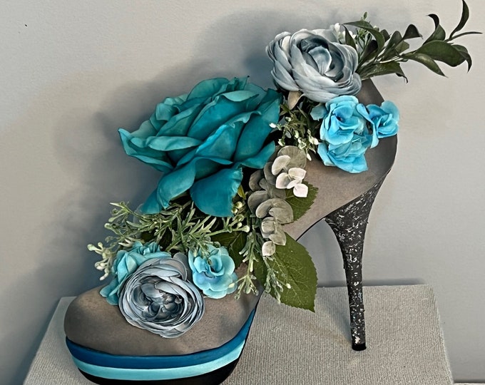 Floral Heel Shoe Arrangement, High Heel Shoe Floral Arrangement, Shoe