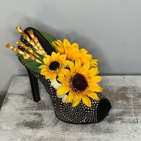 Sunflower Heel Shoes - Etsy