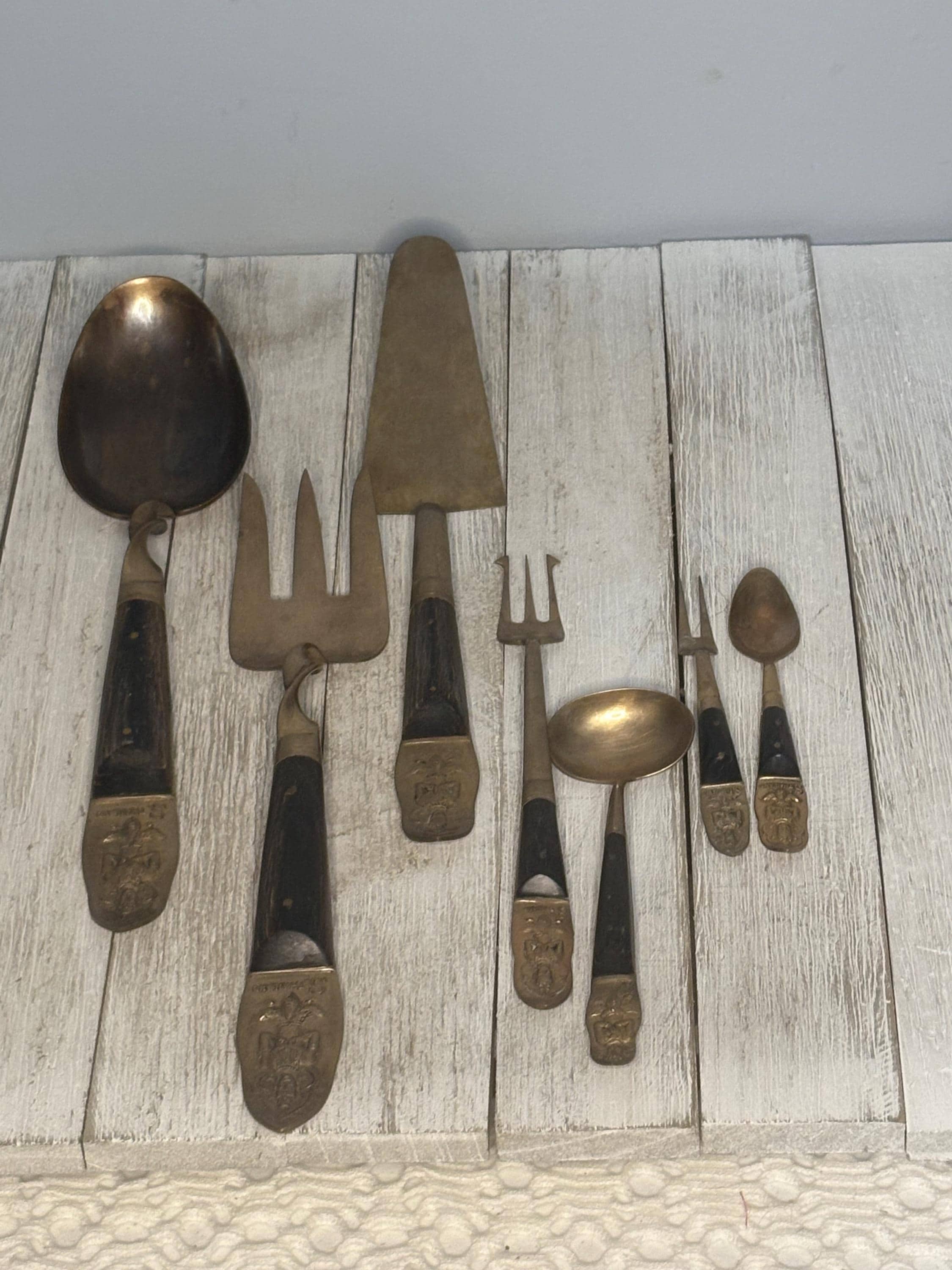 Thai Brass Flatware - Etsy