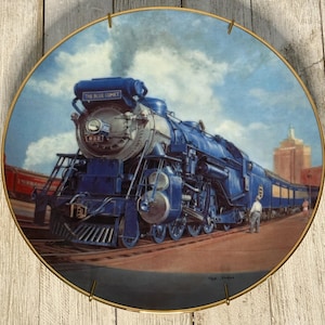 Railroad Collector Plate - Etsy
