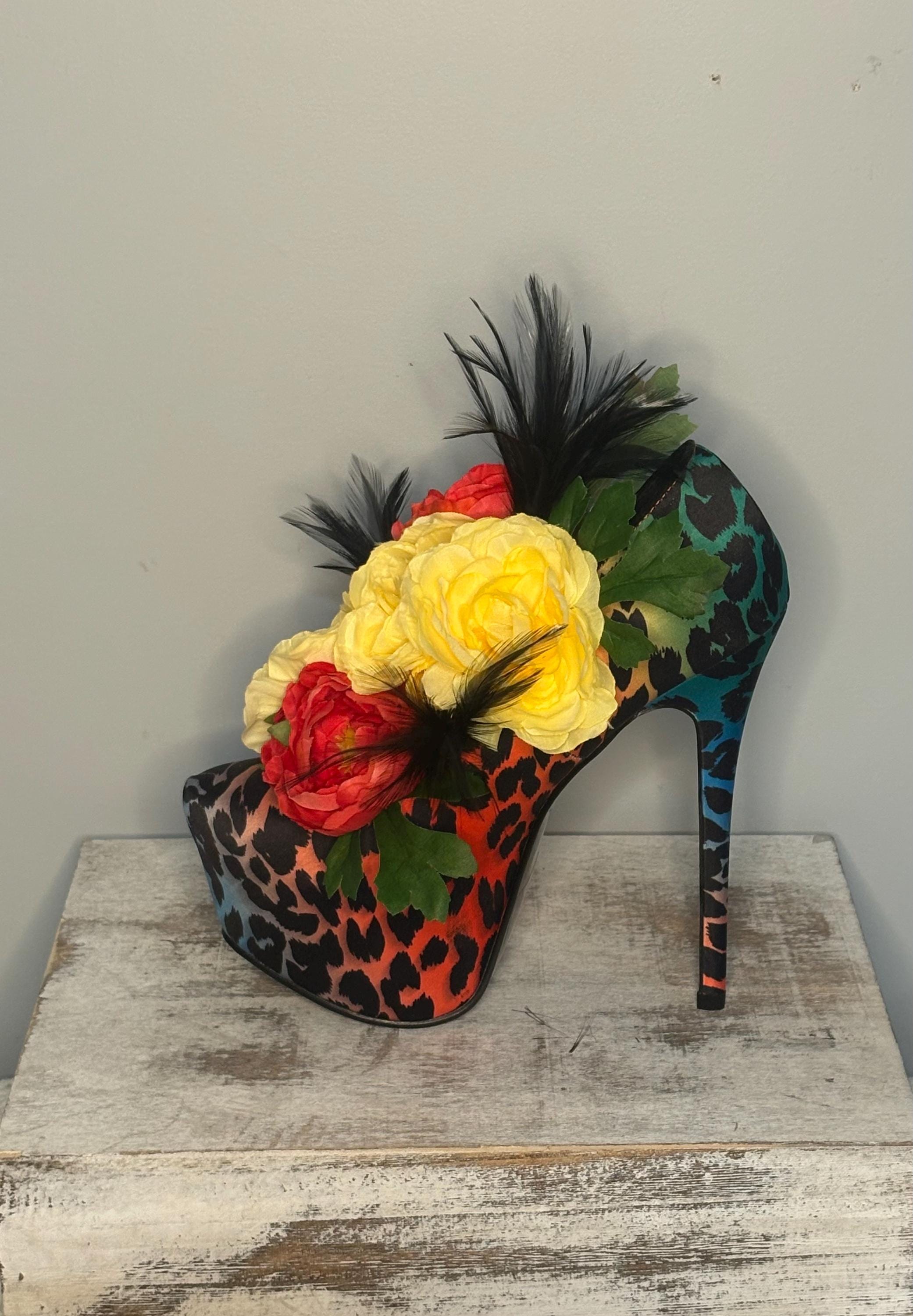 High Heel Shoe Flower Vase - Etsy