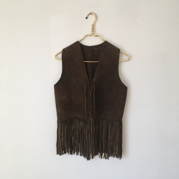 Vintage 1980's Leather Vest