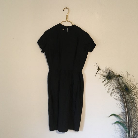 Vintage 1970's Little Black Dress