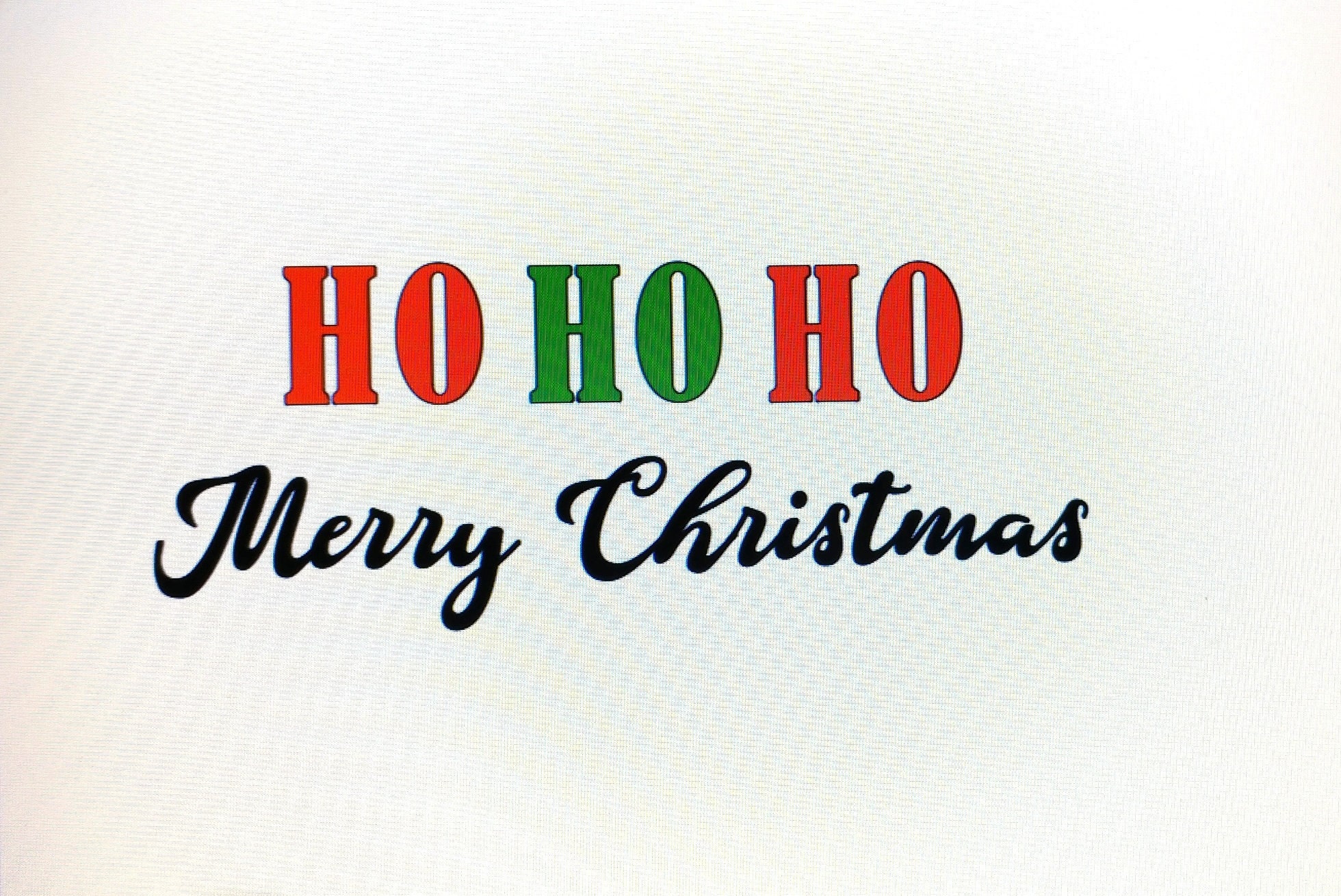 HO HO HO Joyeux fer htv de Noël sur décalcomanies vacances | Etsy