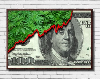 Medical Marijuana Weed Leaf Monoply Ceramic Coin Bank Piggy Bank Funny