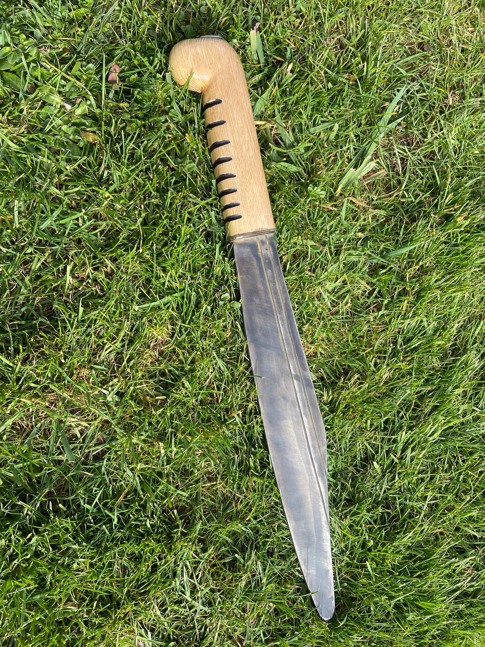 Viking / Saxon Seax High Carbon Steel with Ash Reenactment Etsy