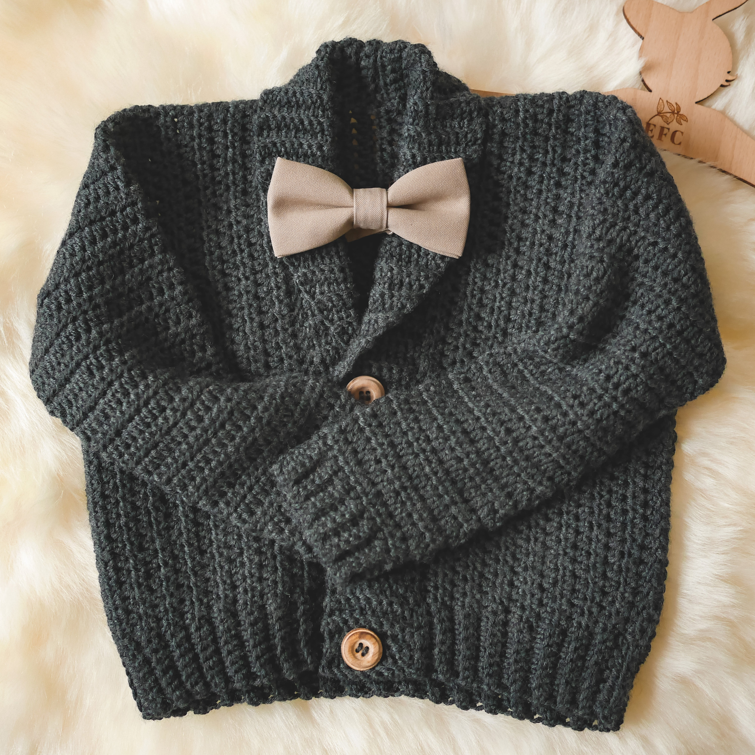 Baby Boy Crochet Cardigan PDF Pattern Baby Daideo Cardigan Etsy