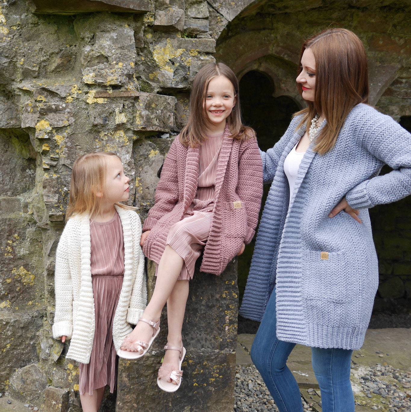 Mother daughter cardigans discount