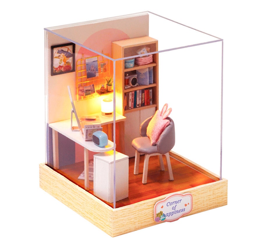 Doll House Miniature = bureau Set 