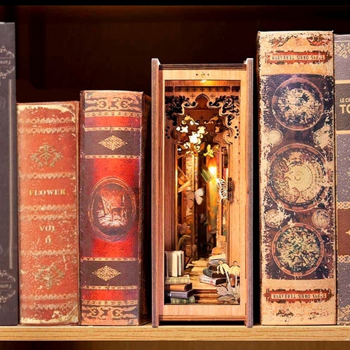 Book Nook Diorama of a Fairy House Book Nook Shelf Insert Etsy Canada