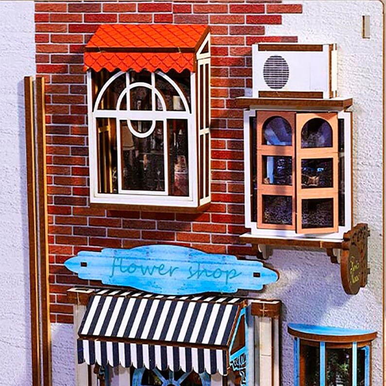 Mini Alley Bookshelf Insert Book Nook London Alley for Etsy