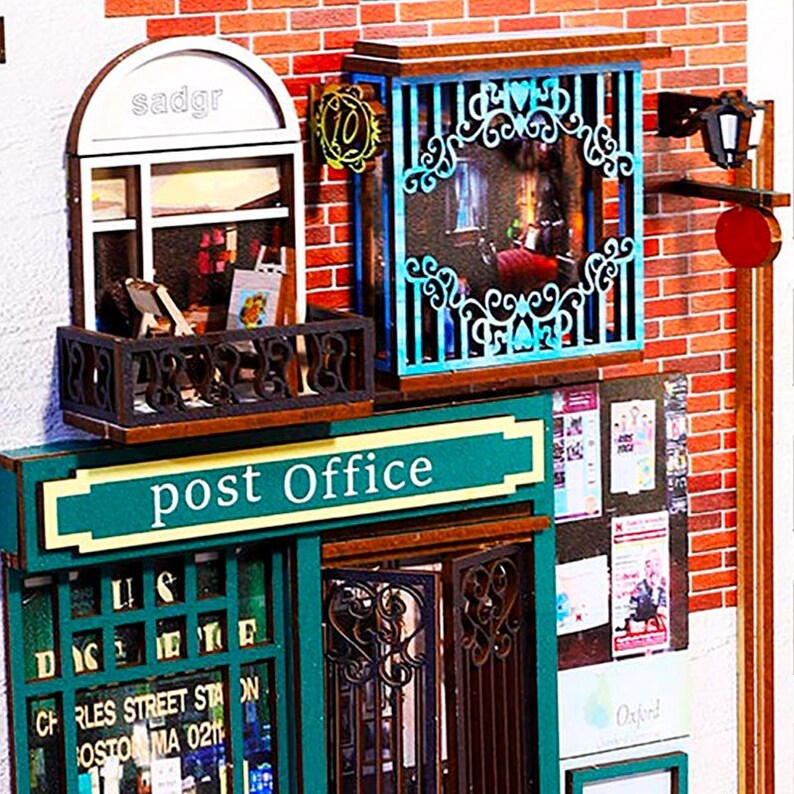 Mini Alley Bookshelf Insert Book Nook London Alley for Etsy