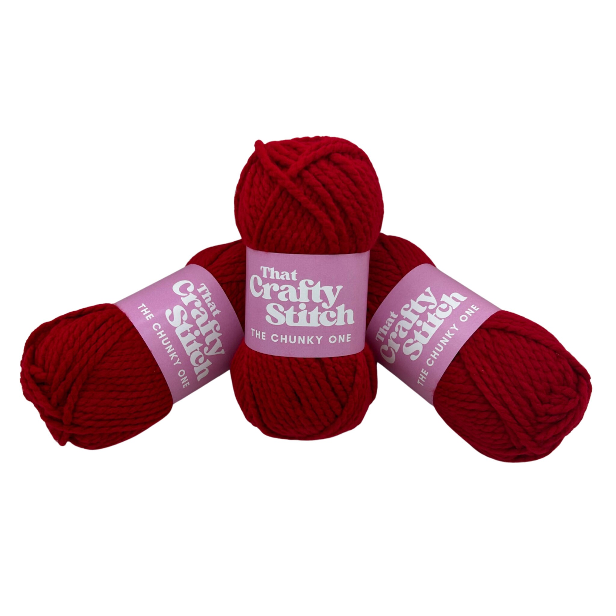 Merlot Super Chunky Yarn, Dark Red Chunky Yarn, 100% Acrylic, Vegan  Friendly, 100g Ball of Yarn, Chunky Knitting, Washable Yarn 