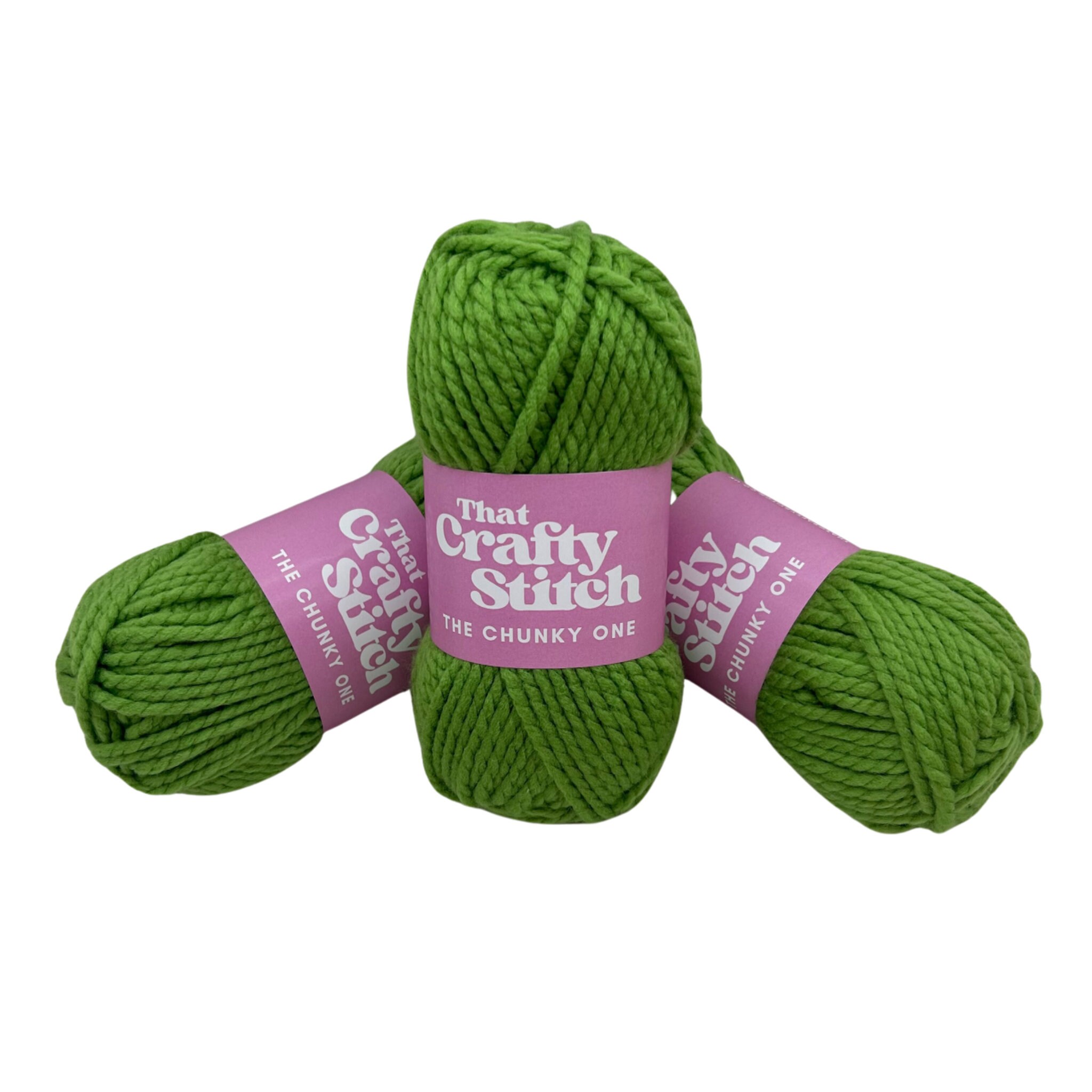 Grass Green Super Chunky Yarn, Green Chunky Yarn, 100% Acrylic, Suitable  for Vegans, 100g Balls of Yarn, Chunky Knitting, Washable Yarn 