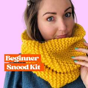Beginners Knitting Kit, Beginners Crochet Kit, Learn to Knit Kit