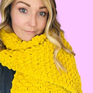 Moss Stitch Scarf Kit, beginner knitting kit, knit your own scarf, learn to knit scarf kit, beginner friendly knit kit, Christmas gift idea image 9