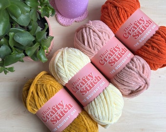 Squishy Chenille Super Chunky Yarn, fil pour couverture, fil chenille squidgy au crochet, super épais et adapté aux végétaliens, lavable en machine