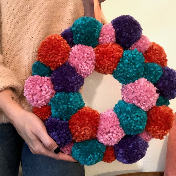 Pompom Wreath Craft Kit Pompom Wreath Craft Kit