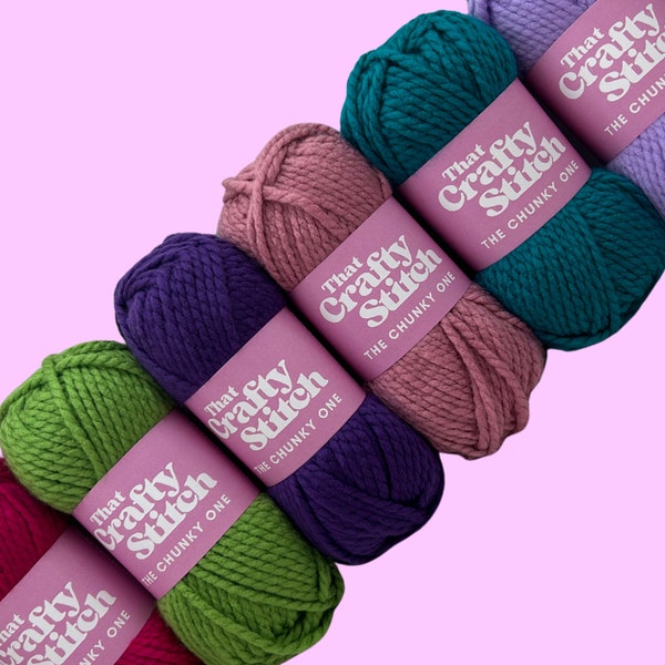 Super Chunky Yarn, 100g per ball, acrylic, suitable for vegans, super bulky yarn, washable, for knitting or crochet