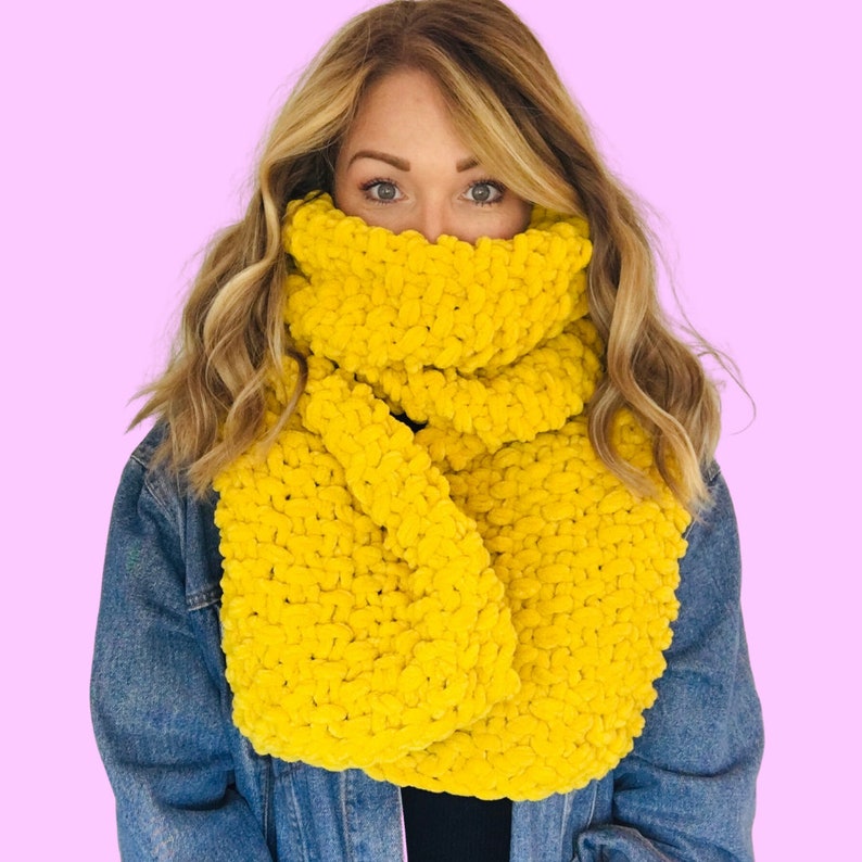 Moss Stitch Scarf Kit, beginner knitting kit, knit your own scarf, learn to knit scarf kit, beginner friendly knit kit, Christmas gift idea image 10