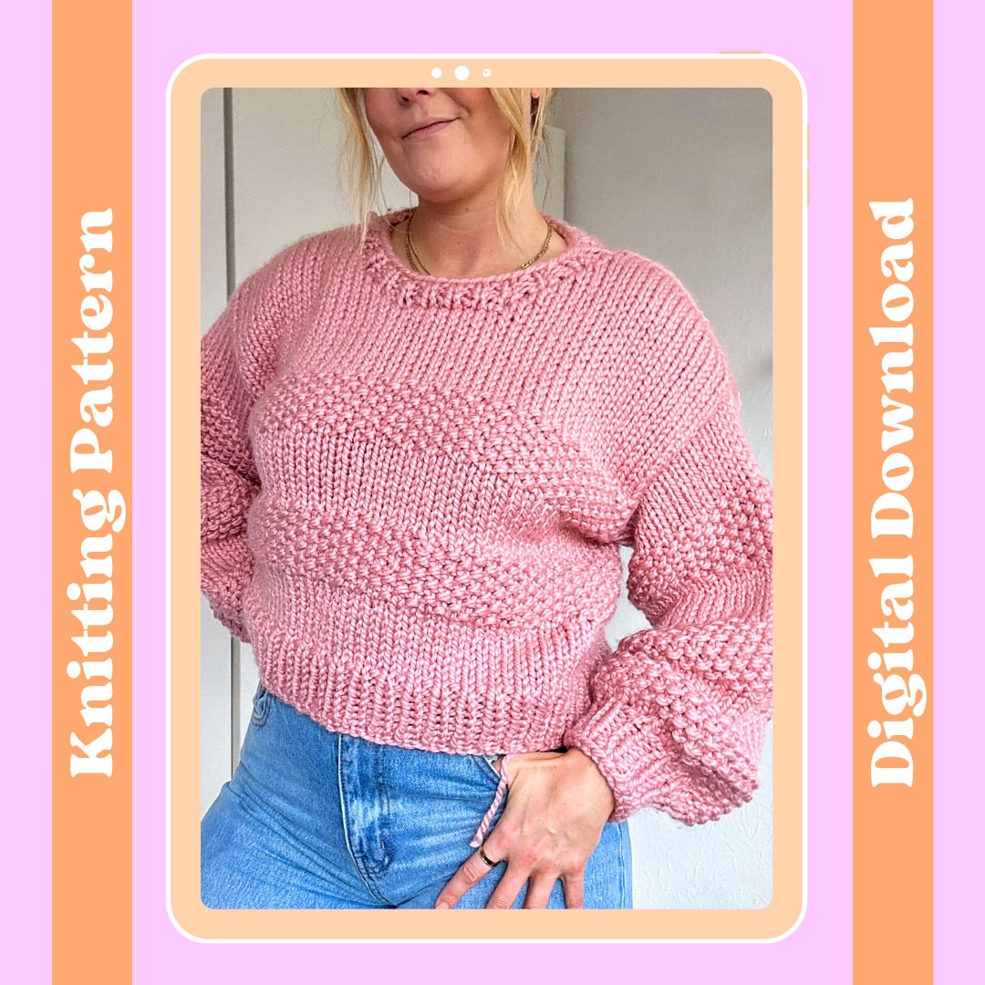 【BAON】Snobby quilted wool color matching stadium jumper Oversized Knit Sweater