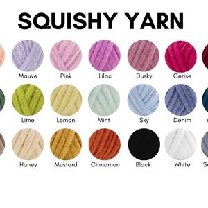 Squishy Chenille Super Chunky Yarn, blanket yarn, squidgy chenille crochet yarn, super chunky and vegan friendly, machine washable image 3