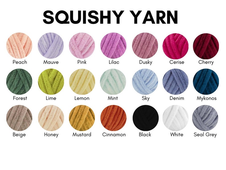 Squishy Chenille Super Chunky Yarn, blanket yarn, squidgy chenille crochet yarn, super chunky and vegan friendly, machine washable image 3