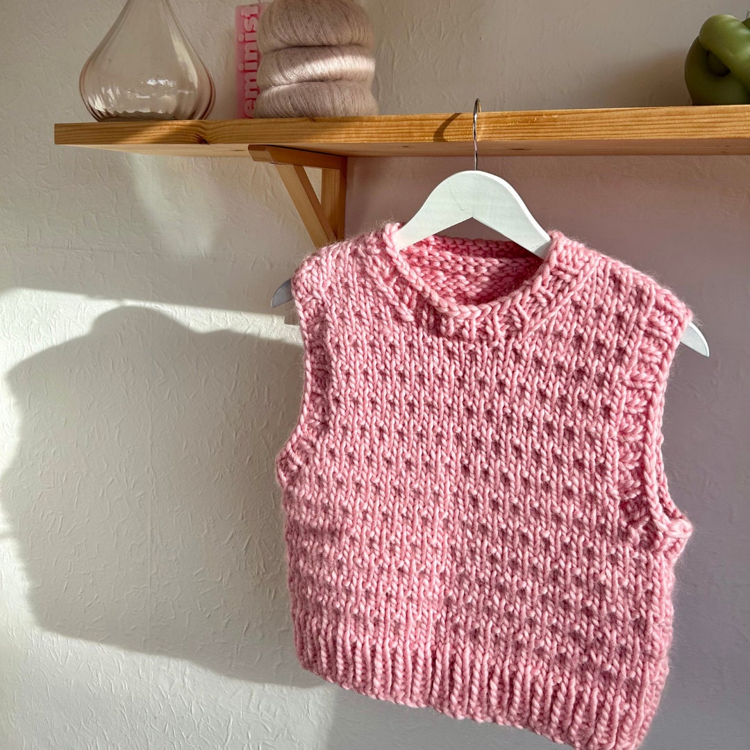 Eaphi MIX PATTERN KNIT VEST