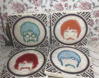 The Beatles Natural Stone Coasters