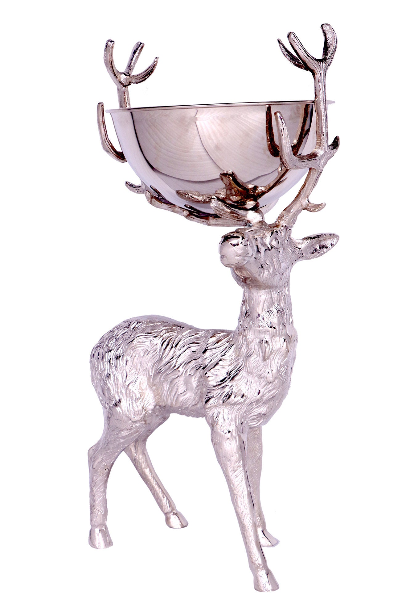 Deer With Bowl 75cm Etsy