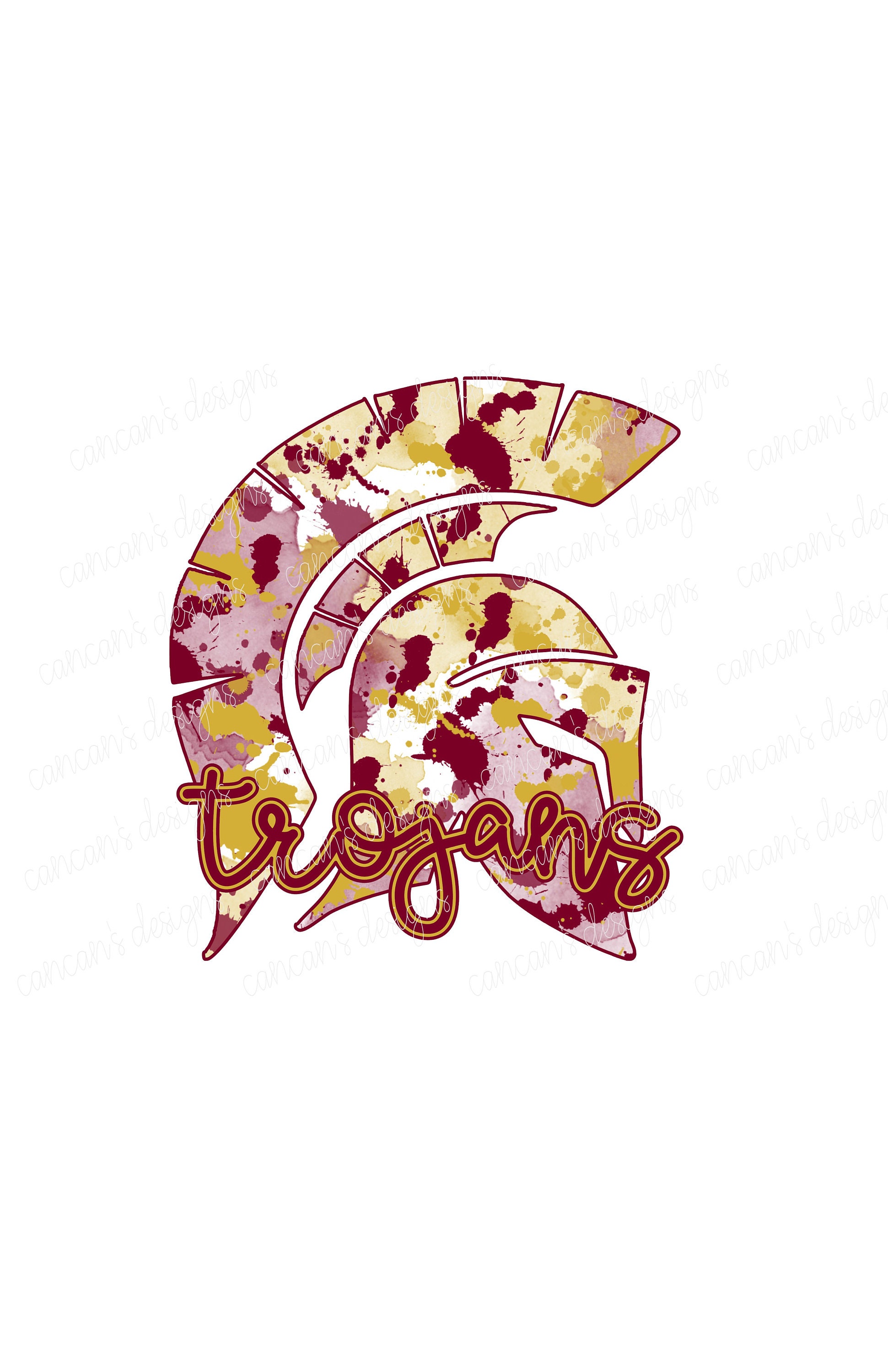 Sublimation Design, Digital Download PNG File. Maroon and Gold Splatter ...