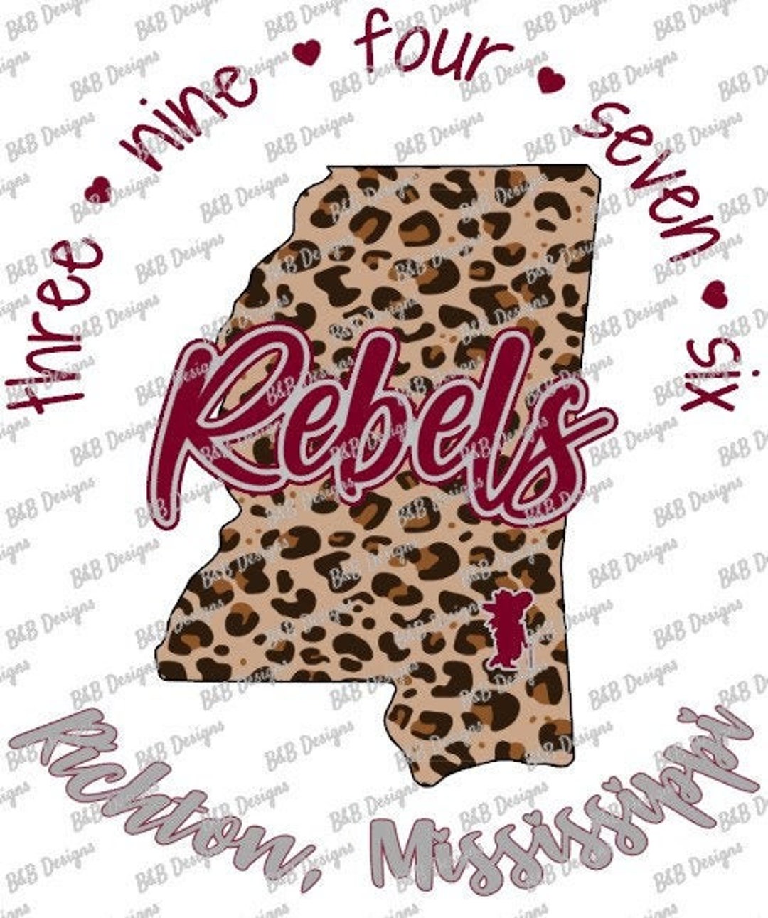 Sublimation Design, Digital Download PNG File. State of Mississippi in