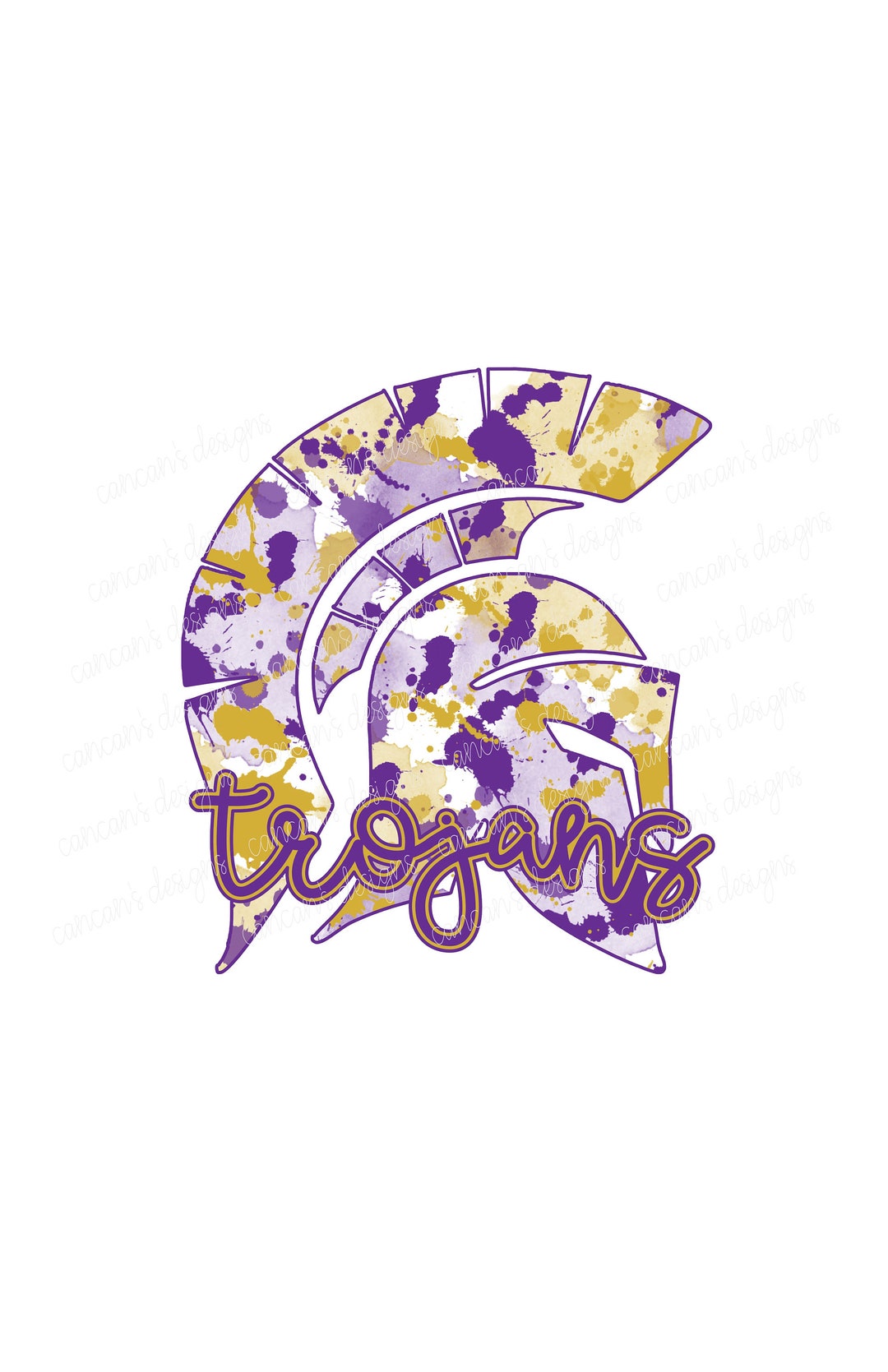 Sublimation Design, Digital Download PNG File. Purple and Gold Splatter ...
