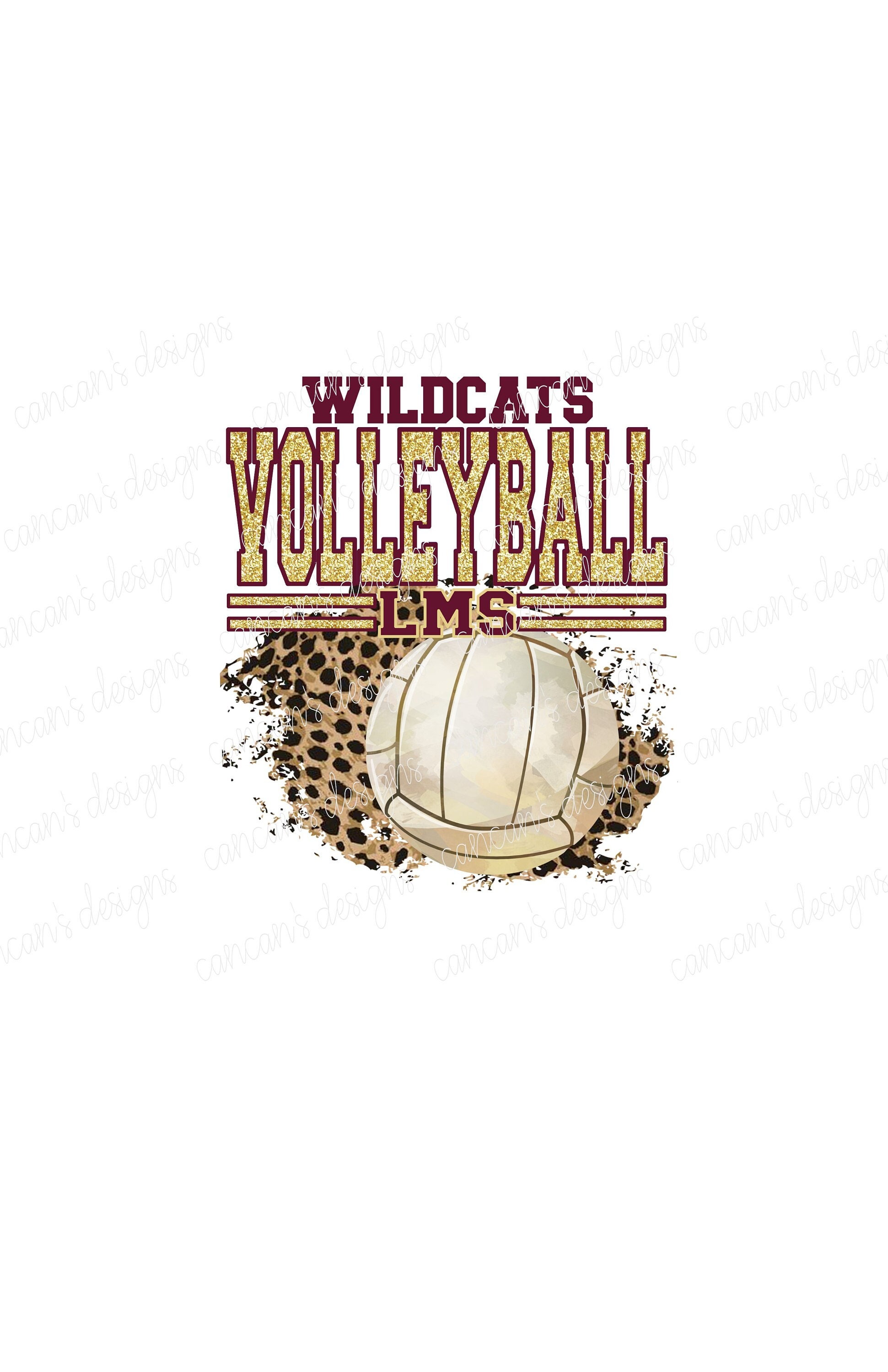 Sublimation Design, Digital Download PNG File. Maroon and Gold LMS ...
