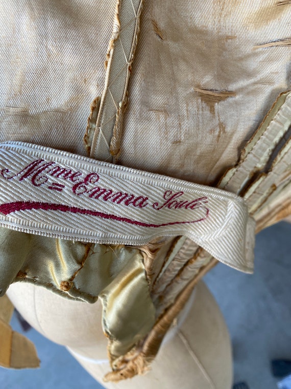 Elegant, Victorian bodice silk with name - image 1