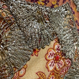 Breathtaking Vest metal, silk, linen museum quality piece image 9