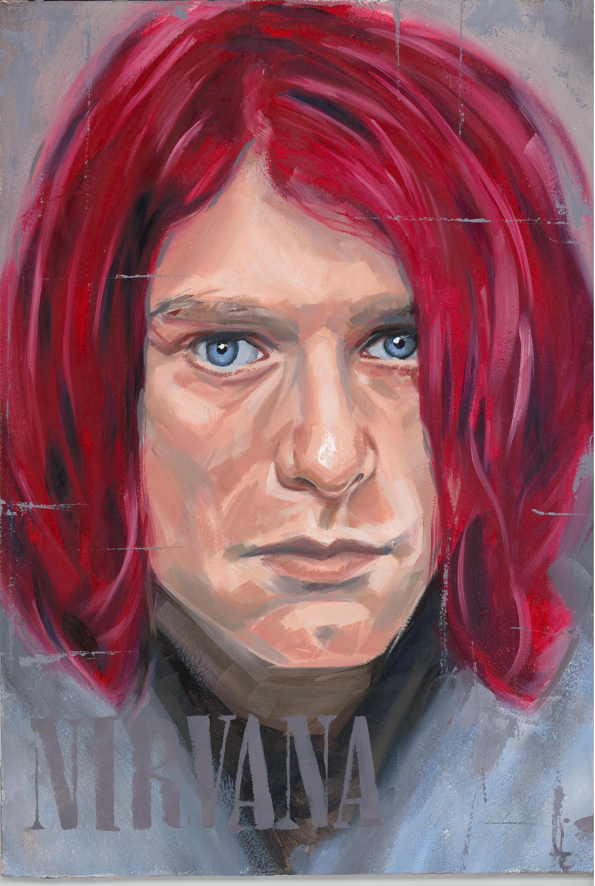 Nirvana Kurt Cobain Print of the Original Painting by Danny Edwards - Etsy