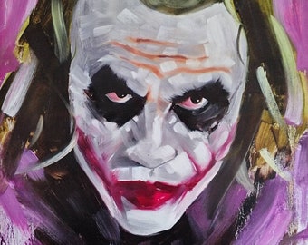 Joker van Heath Ledger, the Dark Knight-film Afdrukken