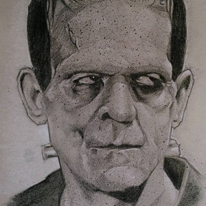 Frankenstein Monster A3 print