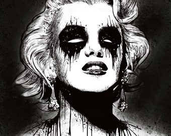 Marilyn Monroe Poster Print Wand Deco