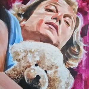 Buffalo Bill silence of the lambs movie poster with Precious the puppy