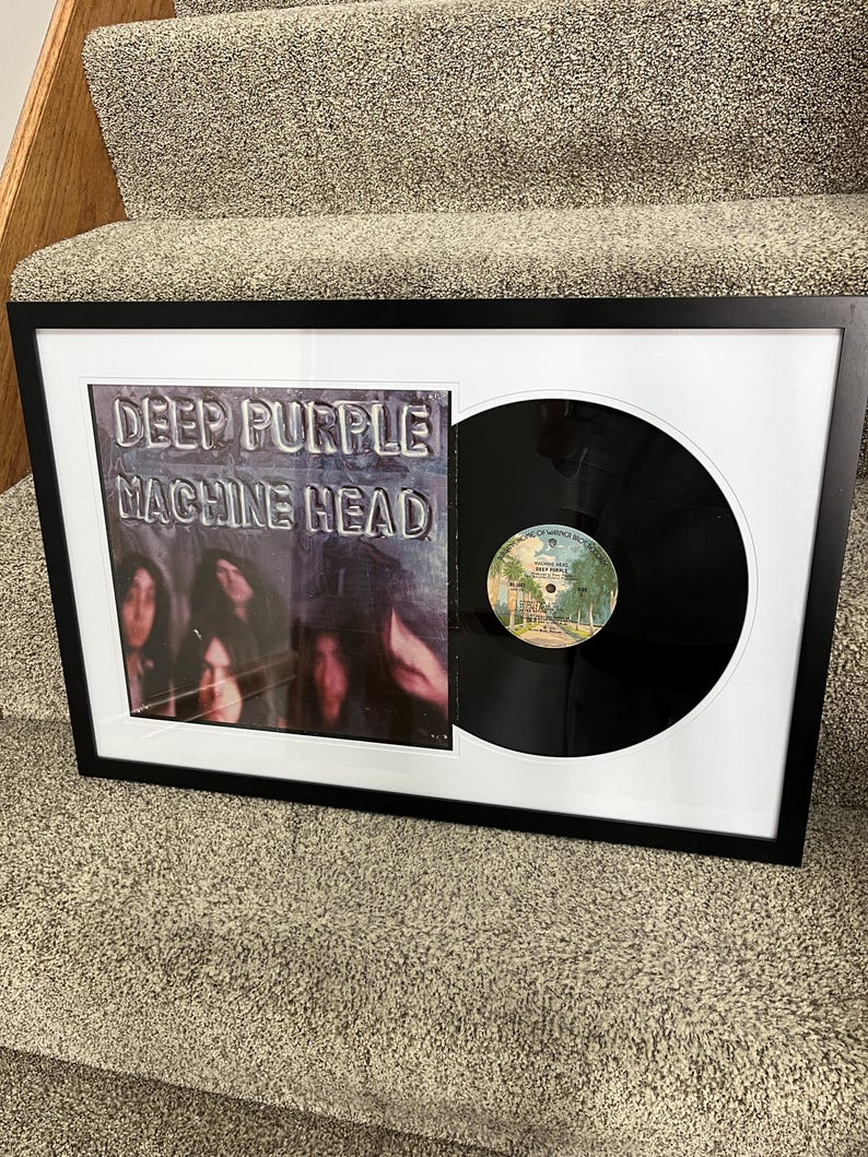 Machine Head by Deep Purple Vinyl Album in a Glass Frame - Etsy