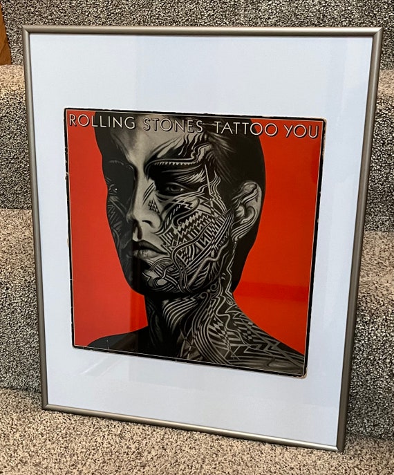 Tattoo You by the Rolling Stones Vinyl Album in a Glass Frame - Etsy