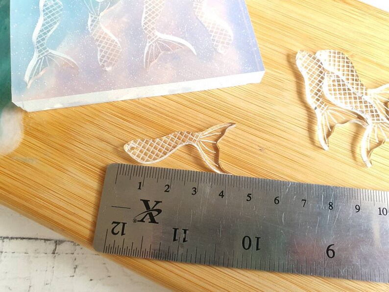 Mermaid tails Silicone earring mold
