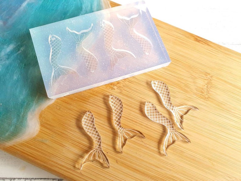 Mermaid tails Silicone earring mold